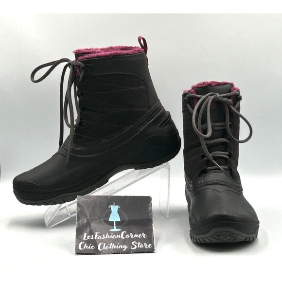 The North Face Shoes - The North Face Womens Black Stormkat Cold Weather Faux Fur Lined Boots Sz 9 3009